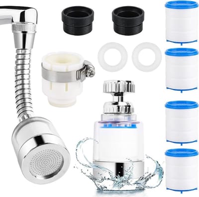 REN® Waterfilter kraan - Waterfilter - Zilver - ‎17cm x 13cm x 5cm
