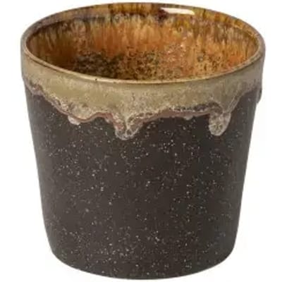 Set van 6 koffiekopjes Costa Nova - Poterie servies Casafina - bruin geglazuurd lungo kopje - grespresso - Mocha Latte