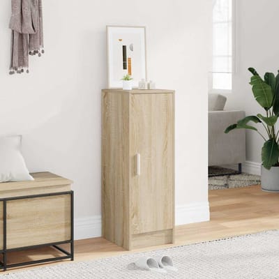vidaXL - Schoenenkasten - 32 - x - 35 - x - 92 - cm - Sonoma - Eiken