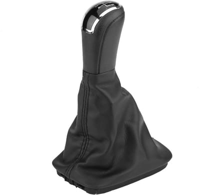 Dailygoods- Versnellingspook Hoes - Pookknop - Schakelhendelmanchet - PU-afdekking - 5 Versnellingen - Vervanging voor OE Nummer 6Y0711113H - Schakelpook