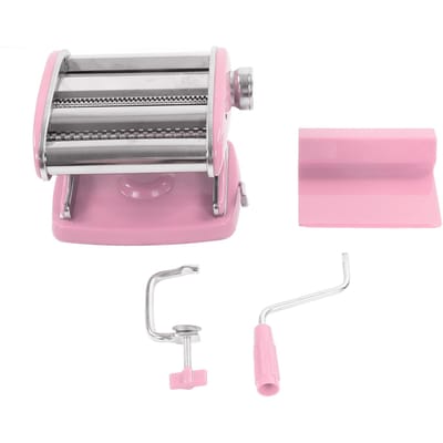 Pastamachine Zuigtype Huishoudelijk Roestvrij Staal Klein Multifunctioneel Noedelpers Handmatig roze