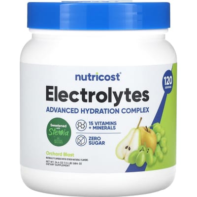 Nutricost, Électrolytes, Explosion de Verger, 24,4 oz (684 g)
