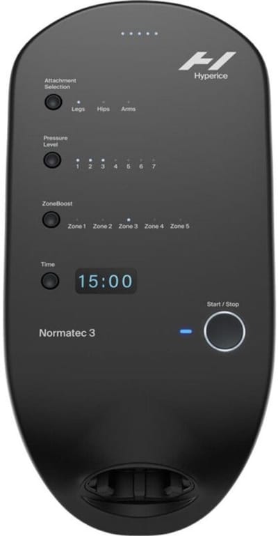 Hyperice Normatec 3 Control Unit Zwart – Bedieningseenheid voor Normatec Compressiesysteem – Bluetooth App – Zonder Attachments