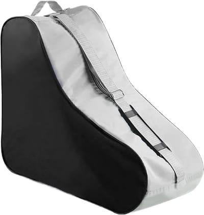 Schaatsrugzak - Sporttas Kinderen - Schoenen Vervoeren - Verstelbare Banden - 36.5 x 20 x 42.5 cm - Zwart