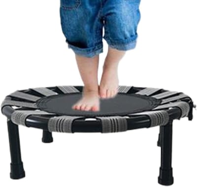 Kinder Trampoline - Binnenshuis Speeltoestel - Fitness Oefeningen - Opvouwbaar Draagbaar - 45 x 20 x 8 cm - Klein