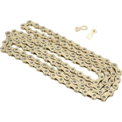 Fietsketting 12 Speed 116 Schakels Roestvrij Compact Koolstofstaal Mountainbikeketting voor Mountainbikes beige