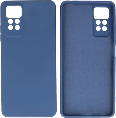 Xiaomi Redmi Note 11 Pro 5G Hoesje - 2.0mm Dikke Fashion Telefoonhoesje Backcover - Siliconen Hoesje - Navy