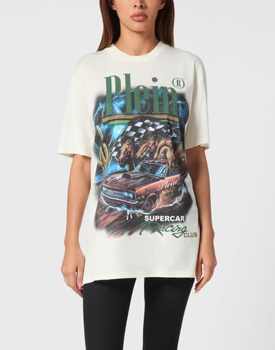 T-Shirt Ronde Hals Racing