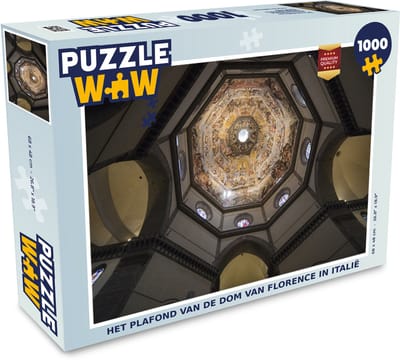 Puzzel Florence - Plafond - Kathedraal - Legpuzzel - Puzzel 1000 stukjes volwassenen