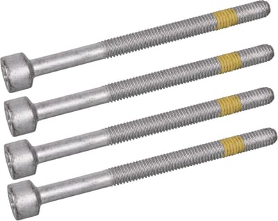 3L-Set van 4 bouten en afdichtringen voor dieselinjectoren – geschikt voor Mercedes-Benz A-, B-, C-, E- en S-klasse, CLK, Sprinter, Vito en Viano (A0009902907, A6110170060)