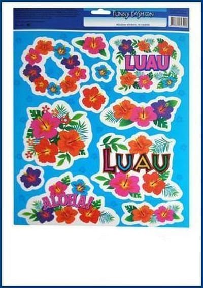 Raam sticker vel LUAU