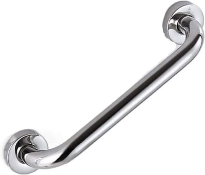 Grijpstang Badkamer - Veiligheidshandgreep Douche - Valpreventie Thuis - Roestvrijstaal Verborgen Montage - 33.5 cm - Zilverkleurig