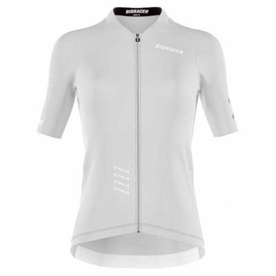 Bioracer Icon Korte Mouw Wielertrui Grijs XL Vrouw