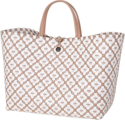 Shopper - Tas - Boodschappentas - Handtas - Kantoortas - Werktas - Handed By Motif - roze / wit