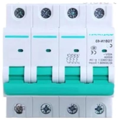 Miniatuur Stroomonderbreker - Automische Schakelaar Aardingsfoutschakelaar - Bescherming Verlichtingssystemen - Gevoelig Betrouwbaar Effect - 4P DC 220V-380V - null