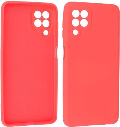 Hoesje Geschikt voor de Samsung Galaxy A22 4G - Fashion Color Backcover Telefoonhoesje - Rood