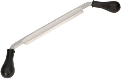 KOTARBAU® Trekmes, Schorsmes , Gesmeed Staal, 460 mm, Trekmes voor Hout, Zwart, Ergonomische Kunststoffhandgrepen, Ontschorsingsgereedschap, Duurzaam