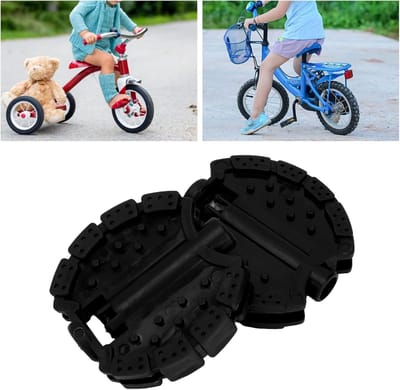 Kinder Driewieler Pedalen - Fiets Pedaal - Veilig Fietsen - Eenvoudige Installatie - 2 Stuks - Zwart