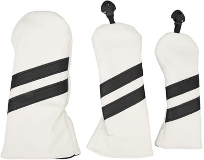 Dailygoods- Golfclub Headcovers 3-Pack - PU Bescherming - Roteerbaar Label - Lichtgewicht - Gebruiksvriendelijk Ontwerp - Duurzaam Materiaal - Clubhoes