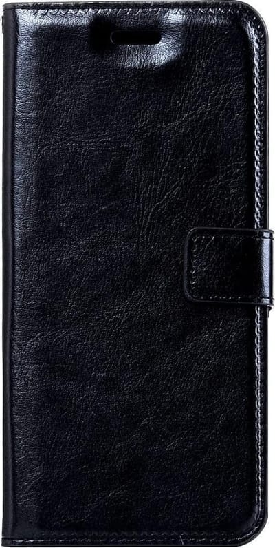 Portemonnee Book Case Hoesje Geschikt voor: iPhone 7 Plus / 8 Plus - zwart