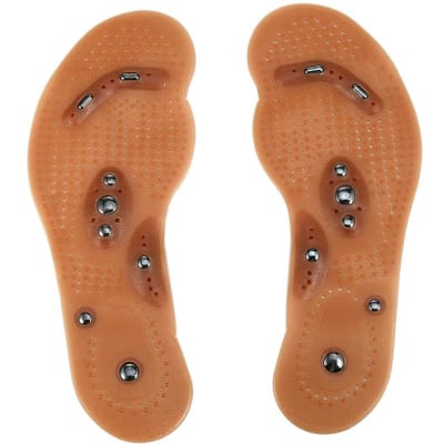 Magnetische therapie Gezondheidszorg Voetmassage Inlegzolen Schoencomfort Pads (3540(CN)) brown