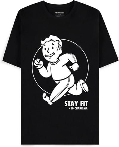 Fallout - Gaming T-shirt - Stay Fit - S tot XL - voor Mannen - zwart