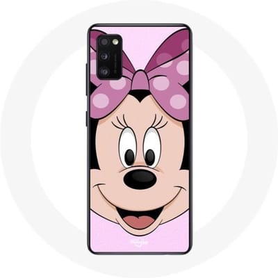 Hoesje Samsung Galaxy A41 Minnie Mouse Roze Cartoon