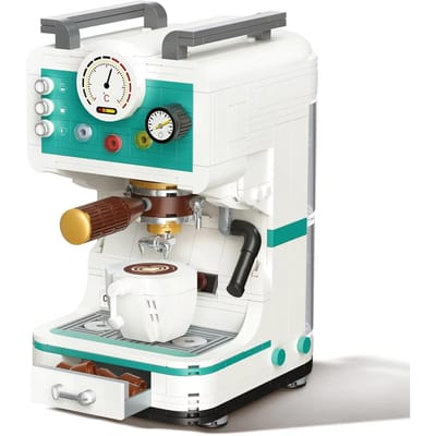 Mini Koffiezetapparaat Bouwsteen Set voor Volwassenen - Creatief Koffiemolen Model - Perfect Cadeau voor Koffieliefhebbers with-box