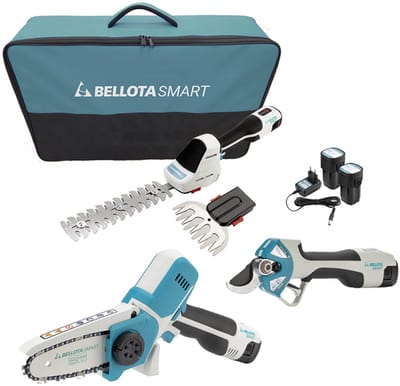 Bellota elektrisch gereedschap set Smart 14,4V - snoeischaar - kettingzaag- heggenschaar- kantentrimmer