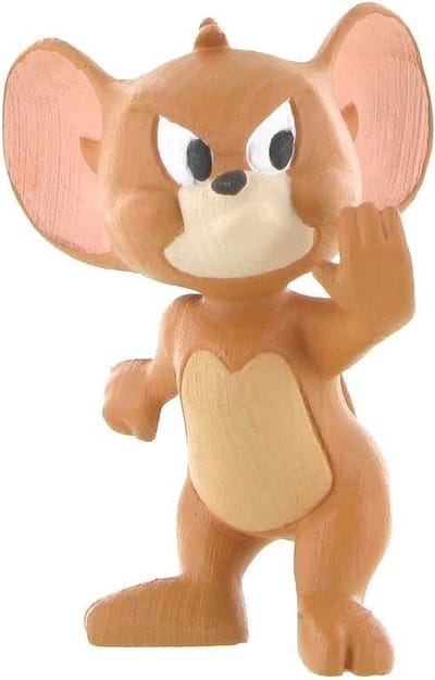 Comansi Speelfiguur Tom & Jerry 'stop' 6 Cm Bruin