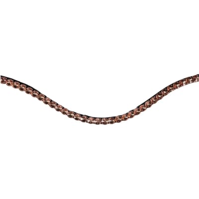 Frontaal voor paard HKM Rosegold Glamour Style