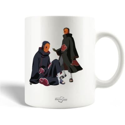 Mug en Céramique - Clan Uchiha - Naruto - 30cl - Compatible Lave-Vaisselle - Blanc
