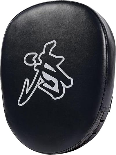 Trainingspads - Kickboks handschoenen - Vechtsport training - Anatomische ondersteuning - 24.5 x 19.5 x 5.5 cm - Zwart