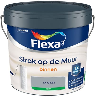 Flexa - Strak Op De Muur Binnen Mat - S4.04.62 - Mengverf - 5 L
