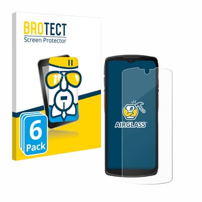 Screenprotector 6 Stuks voor Urovo DT66 Beschermglas transparant