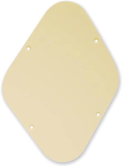Boston P-102-IV back plate, potmeters cavity, 1 ply, LP-model, ivory