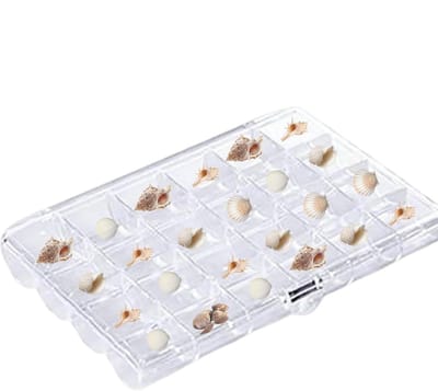 Opbergdoos Sieraden - Sieradenorganizer Container - Sieraden Opbergen - Onafhankelijke Compartimenten - 185 x 13 x 23 cm - Meerkleurig