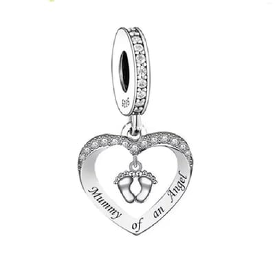 Bedel ‘Mummy of an Angel’ – 925 Sterling Zilver – Herinneringsbedel – RomyStones