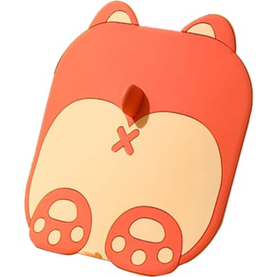 Doucheputstop Cartoonstijl Geurbestendig Silicone Antislip Badstop voor Thuis oranje