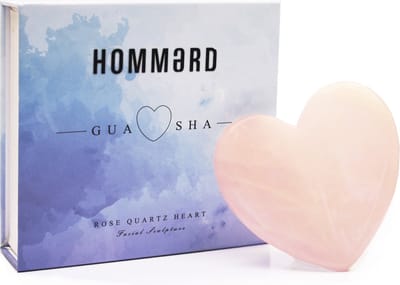 Heart-shaped Rose Quartz Facial Sculptor, Gua Sha Massage, Crystal, Pink Heart, Health, Facial, Relaxation, Gezichtsmassage,