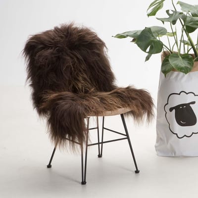 IJslandse Schapenvacht Bruin - Sheepy Original Rustý Maat M 85- 90 cm lang - Sheepy.cc