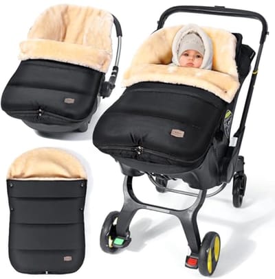 Verstelbare Winter Voetenzak voor Baby Autostoel - Waterdicht en Warm
