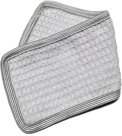 Grote katoenen hoes - Textiel beschermer - Stoomreiniger accessoire - Ademend materiaal - 12.7 x 2.79 cm - Wit