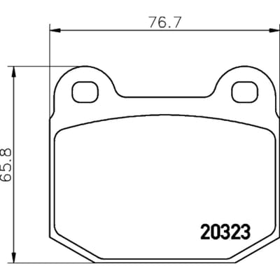 Remblokkenset, schijfrem TEXTAR 2032302