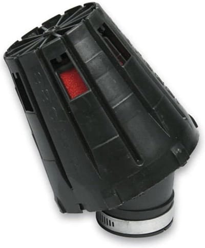 Luchtfilter Racing Boxed zwart-rood 38mm - prestatie auto's
