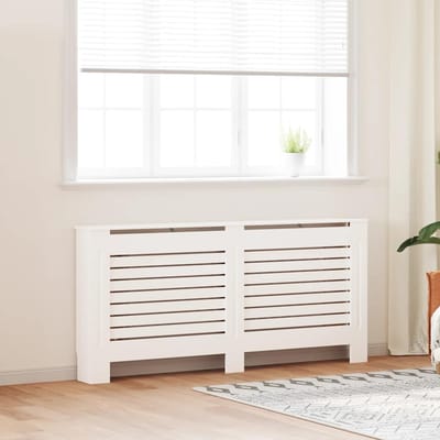 vidaXL Radiatorombouw 172x19x81.5 cm MDF wit