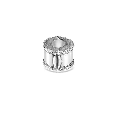 Quiges - Roestvrij Staal Stopper Bedel voor Armband – Beads – Geschikt voor Alle Bekende Merken