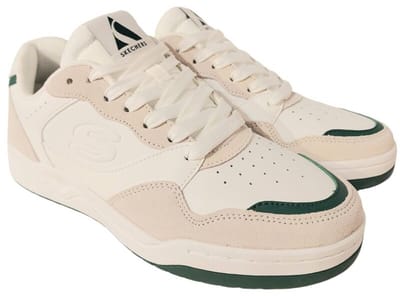 Skechers Sneaker 183241 WGRN KOOPA Volley Low Lifestyle Wit Groen