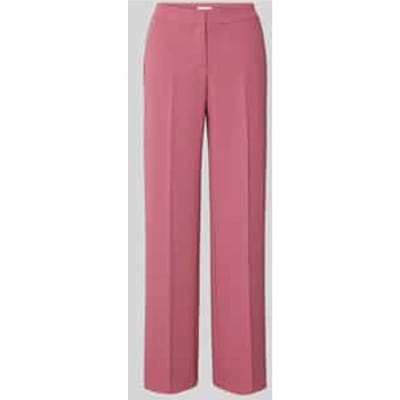 Straight leg broek met persplooien