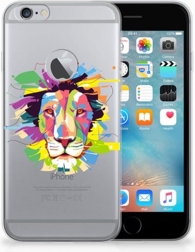 Apple iPhone 6 Plus | 6s Plus Telefoonhoesje met Naam Lion Color